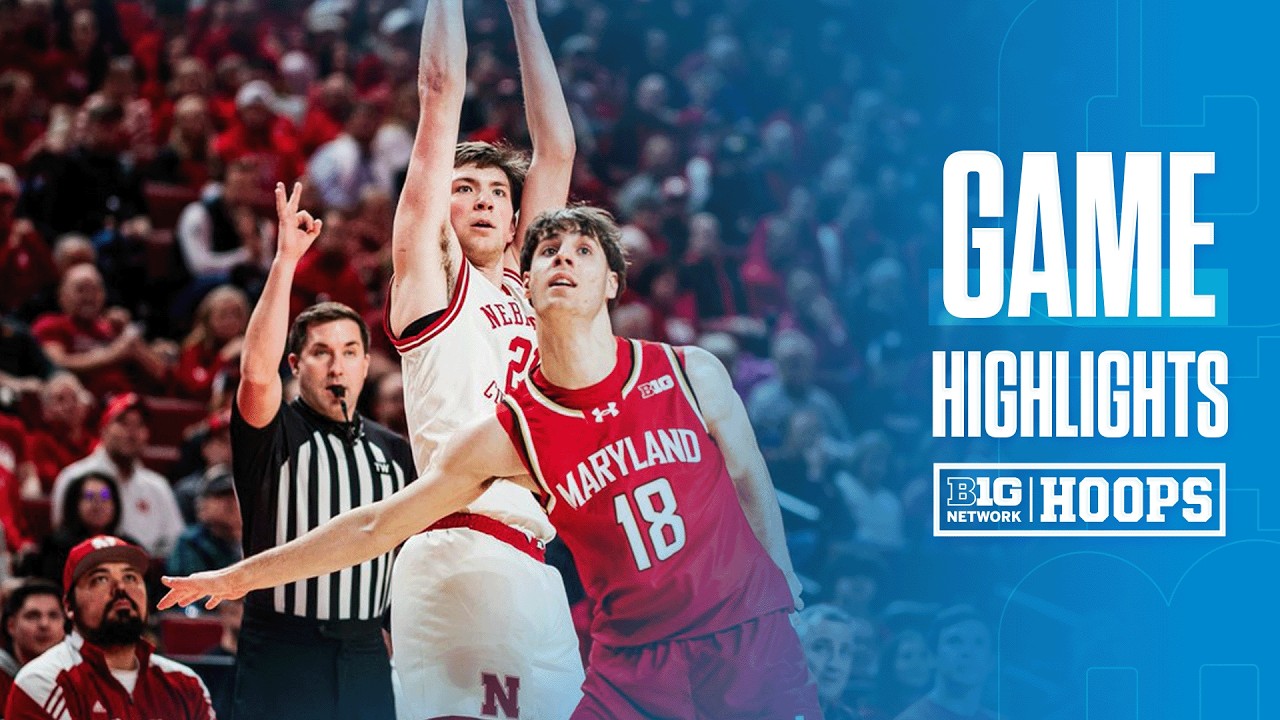 Maryland at Nebraska | HIGHLIGHTS | Big Ten Men's Basketball | 02/25/2026