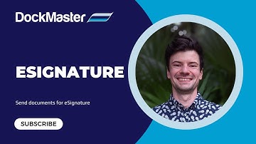 DockMaster Web - eSignature