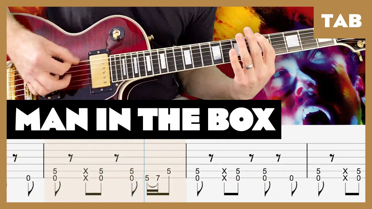 Alice in Chains - Man In The Box - Guitar Tab | Lesson | Cover | Tutorial Alice in Chains - Man In The Box - Guitar Tab | Lesson | Cover | Tutorial