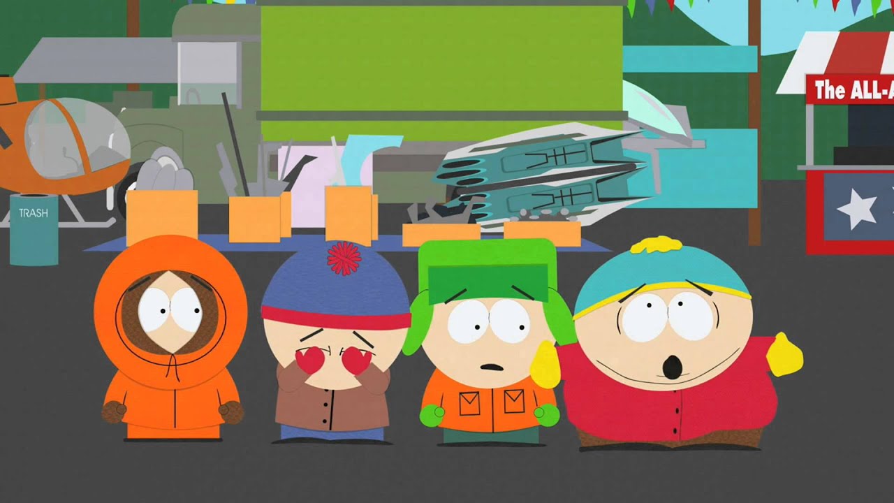 South Park CZ, South Park, CZ, Cartman, Stan, Kyle, Kenny, trik, obchodnici...