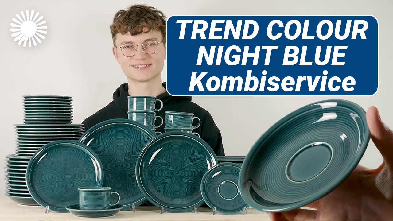 Thomas Trend Colour Night Blue Geschirrset Vorstellung 🌃