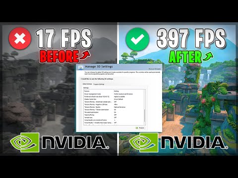 NVIDIA CONTROL PANEL - Best Settings For FPS U0026 Performance In 2023!