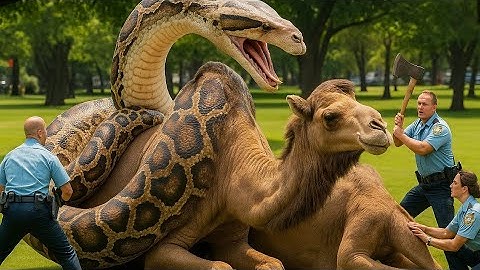 Animal Rescue | Brave Rescue Team Saves Desert Camel With Giant Pathyon |😱