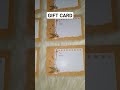 GIFT CARD #giftcard #card #printingservices