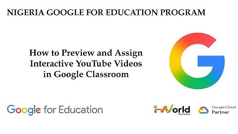 How To Make Interactive YouTube videos in Google classroom for Teachers