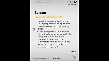 kalian tau gak sih apa itu .Net Framework ?simak yuk #shorts #coding #niomic #technology