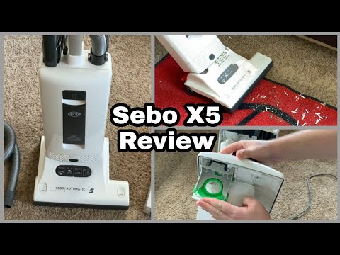 Sebo Automatic X5 Upright Vacuum Review Demo & Maintenance Tips - X4