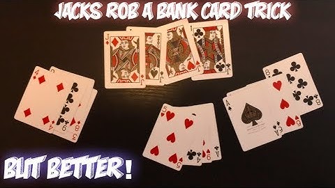 "Jacks Rob A Bank" Card Trick: ADVANCED VERSION! Performance And Tutorial!