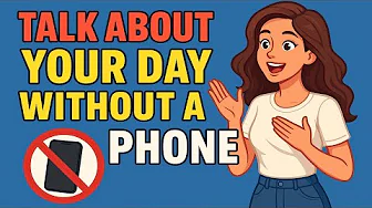 Daily Routine Without a Phone | Learn Daily English Conversation (A1–B1)