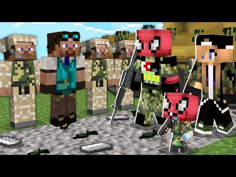 FAKİRİN ASKER AİLESİ OLDU! 👪🔫 - Minecraft