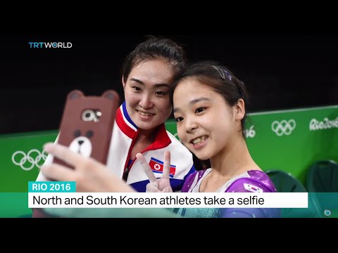 Video: Denna Selfie Från Nordkorea / Sydkoreas Olympiska Gymnaster är Den Bästa