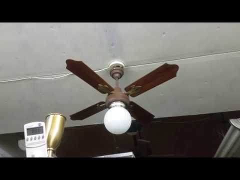 Encon Crompton Greaves Hi Breeze Ceiling Fan 1050mm 42 Wood Blade With Light