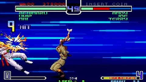 kof 2002 fight ATHENA,VANESSA,KYO VS  MAXIMA, K, WHIP