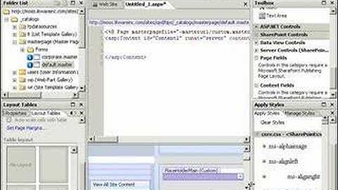 Code Snippets in Microsoft Office SharePoint Designer 2007