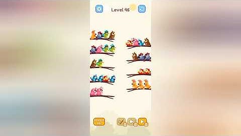 Bird Sort 2 New Levels Gameplay