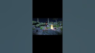 Campfire In the Forest 🔥Relaxing Crackling Fire & Nature Sounds