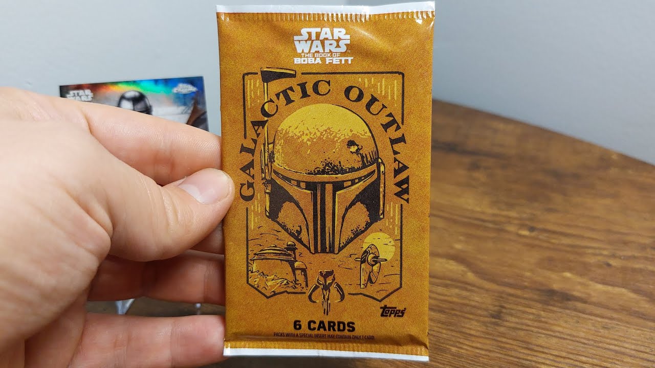 pack opening] Star Wars Book of Boba Fett Galactic Outlaw Trading