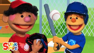 Take Me Out To The Ball Game | Baseball Song | Super Simple Songs screenshot 5