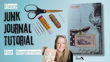 How to Make a Junk Journal for Beginners 📚 | Easy Step-by-Step Tutorial ✂️