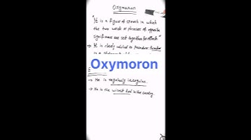 Oxymoron definition and examples|Figure of Speech|🥳👌#shorts