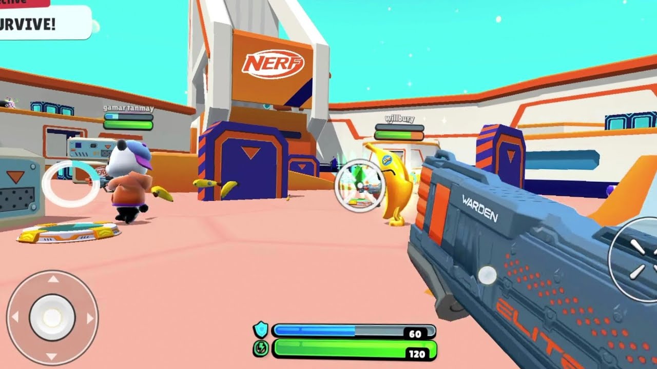 Playing New Event in Stumble Guys Nerf Arena YouTube