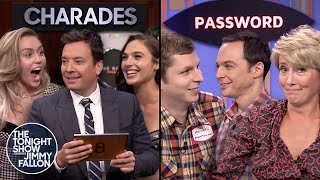 Tonight Show Games with Gal Gadot Miley Cyrus Emma Thompson Michael Cera Jim Parsons