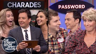 Tonight Show Games with Gal Gadot, Miley Cyrus, Emma Thompson, Michael Cera \& Jim Parsons