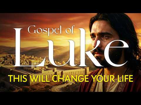 Fall Asleep to the Gospel of Luke | The Complete Story of Jesus from Birth to Resurrection + Rain