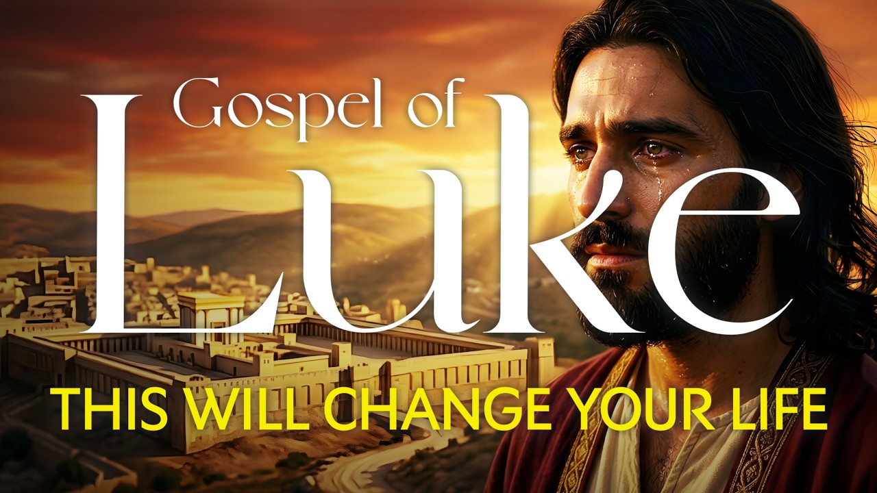 Fall Asleep to the Gospel of Luke | The Complete Story of Jesus from Birth to Resurrection + Rain