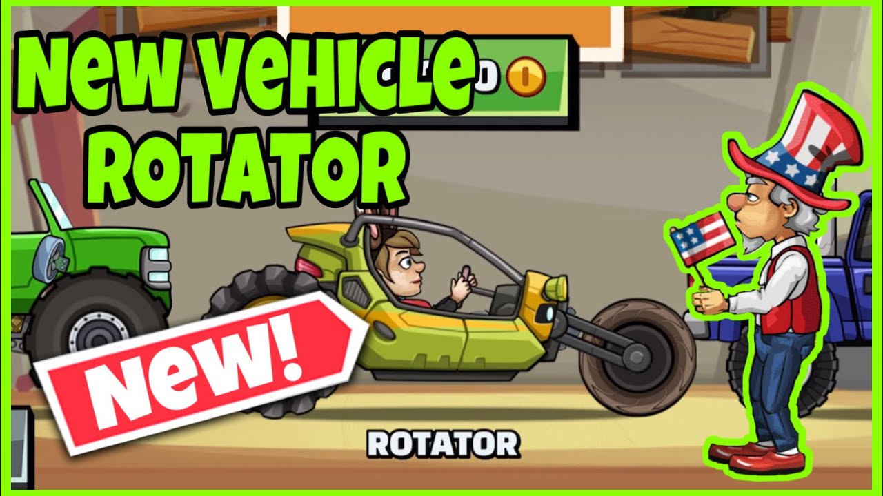 HILL CLIMB RACING 2 - NEW VEHICLE ROTATOR FULLY UPGRADED 