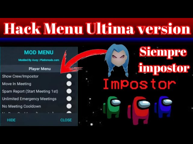 2024 NOVO MOD MENU AMONG US (SEMPRE IMPOSTOR CHAT LIVRE) ANT-BAN SEM CRASH  ATUALIZADO EM PT-BR 11.28 