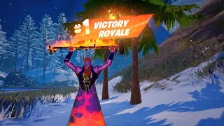 *NEW* GOLD TITANFLAME HADES SKIN IN FORTNITE PS5 + A VICTORY ROYALE WIN! (SOLO)