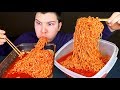 SPICY NOODLE CHALLENGE IN BLOVE'S SPICY SEAFOOD SAUCE • Mukbang & Recipe