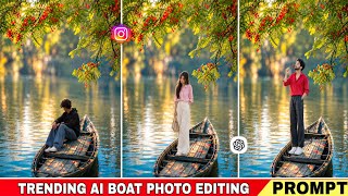 Trending AI Boat Photo Editing | Cinematic AI Photo Editing | Prompt screenshot 1