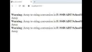 Warning: Array to string conversion in C on Array | PHP Debugging | PHP Freelancer | Aryadrj | IT