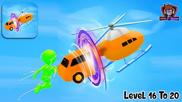 Shape-Shifting - Gameplay Walkthrough Part 01 - Level 16 - 20 (Android/iOS)