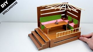 Good day, lady and gentlemen. today, let’s make a simple wooden diy
dollhouse (living room with furniture) made from sticks easily within
few minute...