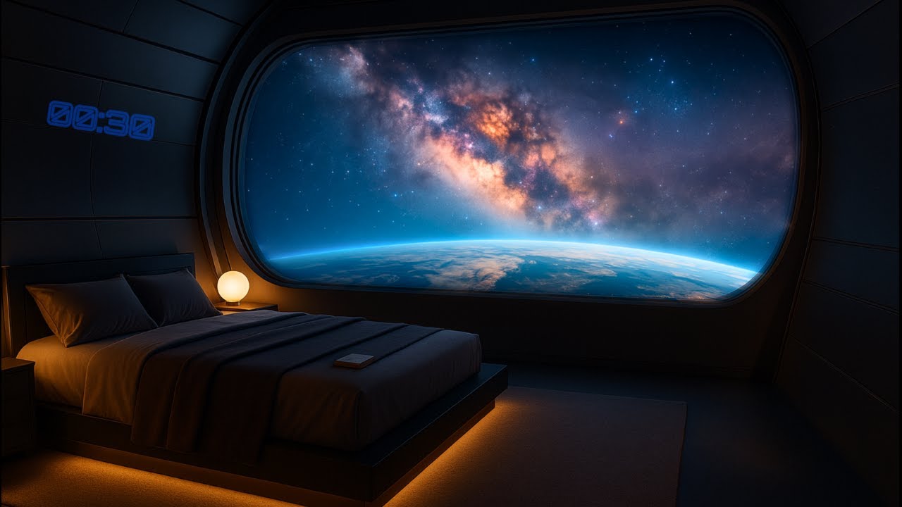 Starview Bedroom | Deep Space Ambience | Calm Nebula Glow for Sleep | 10 Hours