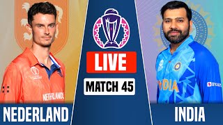 🔴India Vs Netherlands Live World Cup  | IND vs NED Live Score