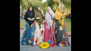 Muslimah Syari Fashion 201920202021 Trend Baju Gamis Syari Terbaru Resimi