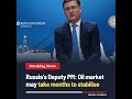 Oil Market May Take Months to Stabilise #russia #usa #iran #donaltrump #vladmirputin #news #shorts