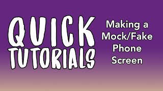 Making a Fake/Mock Phone Screen for your Webcomic | Tutorial #Shorts screenshot 1