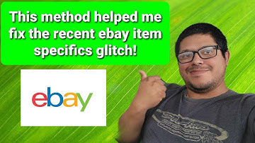 how to fix ebay recent item specific glitch! Shoe size ebay glitch fix