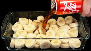 Whipping Coca-Cola with banana! Summer dessert without baking!