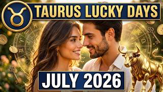 Taurus Lucky Days | July 2026 – Your Best Dates for Love, Career & Wealth