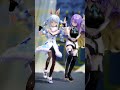 【ホロライブMMD】 『V』 / HIMEHINA ムーナホシノヴァ 兎田ぺこら #mmdホロライブ #ムーナホシノヴァ #兎田ぺこら #shorts