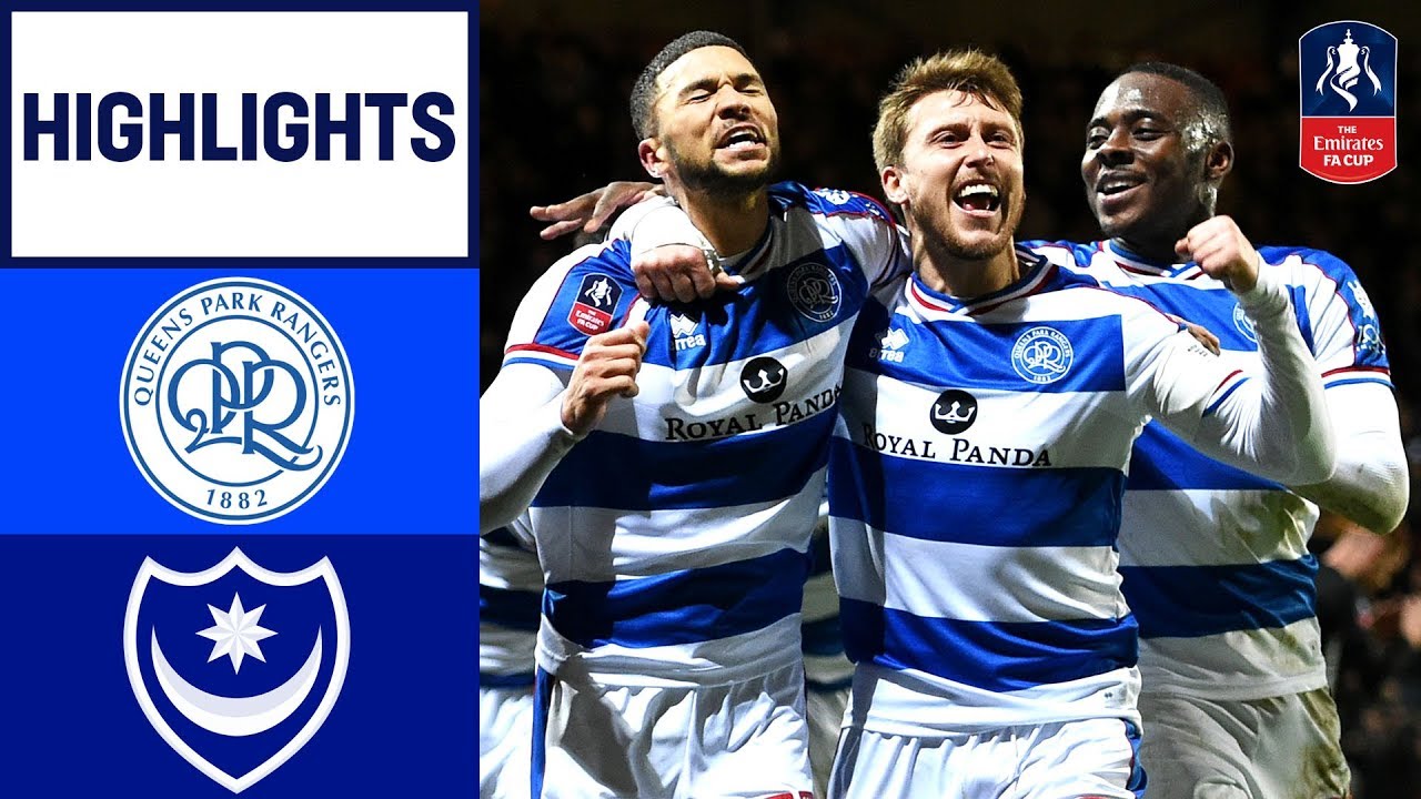 Qpr Claim Win To Reach Fifth Round Qpr 2 0 Portsmouth Emirates Fa Cup 18 19 Youtube