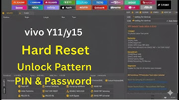Hard Reset Y11 / Y15 / Y17 with TFT Unlock Tool — FREE & Easy