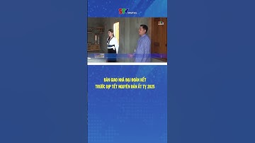 Bàn giao nhà đại đoàn kết trước dịp tết Ất Tỵ 2025