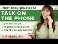 Must-know Phone Phrases ☎️ Talk Confidently On The Telephone in English!